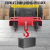 image:imageVEVOR Forklift Lifting Hook 4400lbs Capacity Forklift Lifting Hoist Red Forklift Mobile Crane with Swivel Hook and Two Large TScrews Hook Forklift Lifting Hoist Fork Lifting Attachment6600LBS