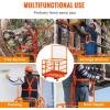 image:imageVEVOR Forklift Man Basket 36 x 36 Inches Forklift Safety Cage Work Platform 1200 lbs Load Capacity Collapsible Lift Basket with 4 Wheels Device Chain for Aerial Work Lifting Loader43x45 with Wheels