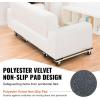image:imageVEVOR Furniture Dolly 4 Pack 6Inch Steel TriDolly with 360 PP Swivel Wheels and NonSlip Cap 3 Wheels Furniture Lift Mover Tool Set for Moving Heavy Furniture Refrigerator Sofa30in x 18in 2 Pack