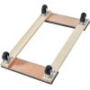 image:imageVEVOR Furniture Dolly 4 Pack 6Inch Steel TriDolly with 360 PP Swivel Wheels and NonSlip Cap 3 Wheels Furniture Lift Mover Tool Set for Moving Heavy Furniture Refrigerator Sofa30in x 18in1 Pack