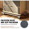 image:imageVEVOR Furniture Dolly 4 Pack 6Inch Steel TriDolly with 360 PP Swivel Wheels and NonSlip Cap 3 Wheels Furniture Lift Mover Tool Set for Moving Heavy Furniture Refrigerator Sofa30in x 18in1 Pack
