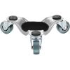 image:imageVEVOR Furniture Dolly 4 Pack 6Inch Steel TriDolly with 360 PP Swivel Wheels and NonSlip Cap 3 Wheels Furniture Lift Mover Tool Set for Moving Heavy Furniture Refrigerator Sofa4 Pack 6Inch