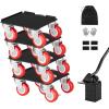image:imageVEVOR Furniture Dolly Heavy Duty Furniture Movers with 5 x 360 Rotation Wheels Carbon Steel Panel Furniture Lift Slider Tool Set for Appliances Sofa Fridge Washing MachineLarge 63 x 69
