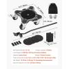 image:imageVEVOR Furniture Dolly Heavy Duty Furniture Movers with 5 x 360 Rotation Wheels Carbon Steel Panel Furniture Lift Slider Tool Set for Appliances Sofa Fridge Washing MachineLarge 63 x 63
