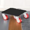 image:imageVEVOR Furniture Dolly Heavy Duty Furniture Movers with 5 x 360 Rotation Wheels Carbon Steel Panel Furniture Lift Slider Tool Set for Appliances Sofa Fridge Washing MachineExtra Large 78 x 78