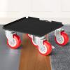 image:imageVEVOR Furniture Dolly Heavy Duty Furniture Movers with 5 x 360 Rotation Wheels Carbon Steel Panel Furniture Lift Slider Tool Set for Appliances Sofa Fridge Washing MachineLarge 63 x 69