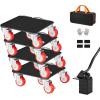 image:imageVEVOR Furniture Dolly Heavy Duty Furniture Movers with 5 x 360 Rotation Wheels Carbon Steel Panel Furniture Lift Slider Tool Set for Appliances Sofa Fridge Washing MachineExtra Large 78 x 78