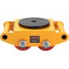 image:imageVEVOR Machine Skate 6T Machinery Skate Dolly 13228 lbs Machinery Moving Skate Machinery Mover Skate with 360 Rotation Cap and PU Directional Rollers Heavy Duty Industrial Moving Equipment Yellow8T