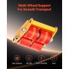 image:imageVEVOR Machine Skate 6T Machinery Skate Dolly 13228 lbs Machinery Moving Skate Machinery Mover Skate with 360 Rotation Cap and PU Directional Rollers Heavy Duty Industrial Moving Equipment Yellow8T