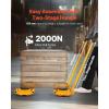 image:imageVEVOR Machine Skate 6T Machinery Skate Dolly 13228 lbs Machinery Moving Skate Machinery Mover Skate with 360 Rotation Cap and PU Directional Rollers Heavy Duty Industrial Moving Equipment Yellow6T