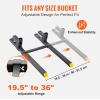 image:imageVEVOR Pallet Forks 2000 Lbs Clamp on Pallet Forks 43 Total Length Tractor Bucket Forks with Adjustable Stabilizer Bar Heavy Duty Pallet Forks for Tractor Attachments Skid Steer Loader Bucket43 inch