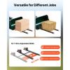 image:imageVEVOR Pallet Forks 2000 Lbs Clamp on Pallet Forks 43 Total Length Tractor Bucket Forks with Adjustable Stabilizer Bar Heavy Duty Pallet Forks for Tractor Attachments Skid Steer Loader Bucket60 Inch