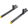 image:imageVEVOR Pallet Forks 4000 lbs Clamp on Pallet Forks 60 Total Length Heavy Duty Pallet Forks with Adjustable Stabilizer Bar Tractor Bucket Forks for Loader Bucket Skid Steer Tractor43 inch