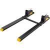 image:imageVEVOR Pallet Forks 4000 lbs Clamp on Pallet Forks 60 Total Length Heavy Duty Pallet Forks with Adjustable Stabilizer Bar Tractor Bucket Forks for Loader Bucket Skid Steer Tractor60 inch