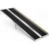 image:imageVEVOR Portable Wheelchair Ramp 4FT NonSlip Aluminum Folding Handicap Ramp Door Threshold Ramps for Wheelchair for HomeWheel Chair Ramp Steps Cars Scooter Cart Curbs Stairs8FT