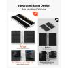 image:imageVEVOR Portable Wheelchair Ramp 4FT NonSlip Aluminum Folding Handicap Ramp Door Threshold Ramps for Wheelchair for HomeWheel Chair Ramp Steps Cars Scooter Cart Curbs Stairs4FT