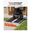 image:imageVEVOR Portable Wheelchair Ramp 4FT NonSlip Aluminum Folding Handicap Ramp Door Threshold Ramps for Wheelchair for HomeWheel Chair Ramp Steps Cars Scooter Cart Curbs Stairs3FT