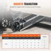 image:imageVEVOR Portable Wheelchair Ramp 4FT NonSlip Aluminum Folding Handicap Ramp Door Threshold Ramps for Wheelchair for HomeWheel Chair Ramp Steps Cars Scooter Cart Curbs Stairs4FT For height 412