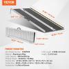 image:imageVEVOR Portable Wheelchair Ramp 4FT NonSlip Aluminum Folding Handicap Ramp Door Threshold Ramps for Wheelchair for HomeWheel Chair Ramp Steps Cars Scooter Cart Curbs Stairs4FT For height 412