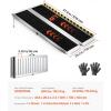 image:imageVEVOR Portable Wheelchair Ramp 4FT NonSlip Aluminum Folding Handicap Ramp Door Threshold Ramps for Wheelchair for HomeWheel Chair Ramp Steps Cars Scooter Cart Curbs Stairs4FT