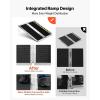 image:imageVEVOR Portable Wheelchair Ramp 4FT NonSlip Aluminum Folding Handicap Ramp Door Threshold Ramps for Wheelchair for HomeWheel Chair Ramp Steps Cars Scooter Cart Curbs Stairs3FT