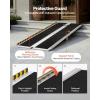 image:imageVEVOR Portable Wheelchair Ramp 4FT NonSlip Aluminum Folding Handicap Ramp Door Threshold Ramps for Wheelchair for HomeWheel Chair Ramp Steps Cars Scooter Cart Curbs Stairs7FT