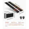 image:imageVEVOR Portable Wheelchair Ramp 4FT NonSlip Aluminum Folding Handicap Ramp Door Threshold Ramps for Wheelchair for HomeWheel Chair Ramp Steps Cars Scooter Cart Curbs Stairs7FT