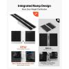 image:imageVEVOR Portable Wheelchair Ramp 4FT NonSlip Aluminum Folding Handicap Ramp Door Threshold Ramps for Wheelchair for HomeWheel Chair Ramp Steps Cars Scooter Cart Curbs Stairs9FT