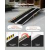 image:imageVEVOR Portable Wheelchair Ramp 4FT NonSlip Aluminum Folding Handicap Ramp Door Threshold Ramps for Wheelchair for HomeWheel Chair Ramp Steps Cars Scooter Cart Curbs Stairs9FT