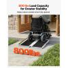 image:imageVEVOR Portable Wheelchair Ramp 4FT NonSlip Aluminum Folding Handicap Ramp Door Threshold Ramps for Wheelchair for HomeWheel Chair Ramp Steps Cars Scooter Cart Curbs Stairs2FT
