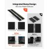 image:imageVEVOR Portable Wheelchair Ramp 4FT NonSlip Aluminum Folding Handicap Ramp Door Threshold Ramps for Wheelchair for HomeWheel Chair Ramp Steps Cars Scooter Cart Curbs Stairs8FT