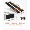 image:imageVEVOR Portable Wheelchair Ramp 4FT NonSlip Aluminum Folding Handicap Ramp Door Threshold Ramps for Wheelchair for HomeWheel Chair Ramp Steps Cars Scooter Cart Curbs Stairs8FT