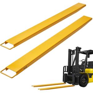image:imageVEVOR Forklift Extensions 96 Inch Pallet Fork Extensions 65 Inch Width Heavy Duty Fork Extensions for Forklifts 1 Pair Forklift Extensions for Forklift Truck72 x 55 Inch