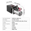 image:imageVEVOR 4 Quart Hydraulic Power Unit Double Acting Dump Trailer Pump 3200 PSI Max Relief Pressure amp 091 GPM Flow Rate DC 12V Hydraulic Pump with Metal Reservoir for Dump Trailer Car Lifting Black4 Quart
