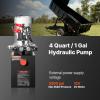 image:imageVEVOR 4 Quart Hydraulic Power Unit Double Acting Dump Trailer Pump 3200 PSI Max Relief Pressure amp 091 GPM Flow Rate DC 12V Hydraulic Pump with Metal Reservoir for Dump Trailer Car Lifting Black4 Quart