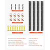 image:imageVEVOR E Track TieDown Rail Kit 32PCS 5FT ETracks Set Includes 8 Steel Rails amp 8 O Rings amp 8 TieOffs with DRing amp 8 End Caps Securing Accessories for Cargo Motorcycles and Bikes5FT28Pcs