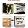 image:imageVEVOR E Track TieDown Rail Kit 32PCS 5FT ETracks Set Includes 8 Steel Rails amp 8 O Rings amp 8 TieOffs with DRing amp 8 End Caps Securing Accessories for Cargo Motorcycles and Bikes77FT26Pcs