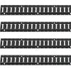image:imageVEVOR E Track TieDown Rail Kit 32PCS 5FT ETracks Set Includes 8 Steel Rails amp 8 O Rings amp 8 TieOffs with DRing amp 8 End Caps Securing Accessories for Cargo Motorcycles and Bikes5FT28Pcs