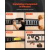 image:imageVEVOR ETrack TieDown Rail Kit 5 E Tracks Set 16Pcs Includes 4 Steel Rails amp 2 Single Slots amp 6 ORings amp 4 TieOffs wDRing amp 2 Ratchet Straps Cargo Motorcycles Bikes Securing Accessories5 Rail Kit16Pcs