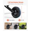 image:imageVEVOR Folding Chair Rack 300 LBS Capacity LShape Vertical Placement Chair Cart for 25 Chairs HeavyDuty Metal Chair Storage Dolly with Rubber Wheels MultiFunction Chair Holder Matte BlackStacking type