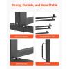 image:imageVEVOR Folding Chair Rack 800 LBS Capacity HeavyDuty Chair Cart for 84 Chairs 12 Tables42 Chairs DualLayer Chair Storage Dolly with Rubber Wheels and Holders Large Chair Holder Matte Black