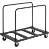 image:imageVEVOR Folding Table Cart Heavy Duty Table Trolley with 5 Swivel Wheels 1800 LBS Drywall Dolly Cart for Garage Home Warehouse Party Event Hotel Furniture 10 Table Capacity1800LBS  NEW