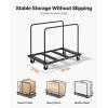image:imageVEVOR Folding Table Cart Heavy Duty Table Trolley with 5 Swivel Wheels 1800 LBS Drywall Dolly Cart for Garage Home Warehouse Party Event Hotel Furniture 10 Table Capacity1800LBS  NEW