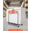 image:imageVEVOR Folding Table Cart Heavy Duty Table Trolley with 5 Swivel Wheels 1800 LBS Drywall Dolly Cart for Garage Home Warehouse Party Event Hotel Furniture 10 Table Capacity1800LBS  NEW