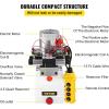 image:imageVEVOR Hydraulic Pump Double Acting 4 Way Hydraulic Power Unit Double Solenoid Hydraulic Power Pack 12V DC Hydraulic Power Pump with 45Liter Reservoir for Dump Trailer Car Lifting45 Quart