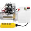 image:imageVEVOR Hydraulic Pump Double Acting 4 Way Hydraulic Power Unit Double Solenoid Hydraulic Power Pack 12V DC Hydraulic Power Pump with 45Liter Reservoir for Dump Trailer Car Lifting45 Quart