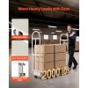 image:imageVEVOR Platform Truck 2000 lbs Capacity Steel Flatbed Cart 47 Length x 24 Width x 32 Height Flat Dolly Hand Trucks with 5 Nylon Casters HeavyDuty Utility Push Carts for Luggage Moving600  161  595 in 1525  410  1510 mm