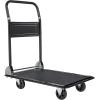 image:imageVEVOR Platform Truck 2000 lbs Capacity Steel Flatbed Cart 47 Length x 24 Width x 32 Height Flat Dolly Hand Trucks with 5 Nylon Casters HeavyDuty Utility Push Carts for Luggage Moving287  185  323 in  730  470  820 mm