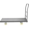 image:imageVEVOR Platform Truck 2000 lbs Capacity Steel Flatbed Cart 47 Length x 24 Width x 32 Height Flat Dolly Hand Trucks with 5 Nylon Casters HeavyDuty Utility Push Carts for Luggage Moving47 x 24 x 32