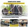 image:imageVEVOR Rubber Bungee Cords 50 Pack 21 Long Weatherproof Natural Rubber Tie Down Straps with Crimped S Hooks Heavy Duty Outdoor Tarp Straps for Securing Flatbed Trailers Canvases Cargo and More21inch 50pcs